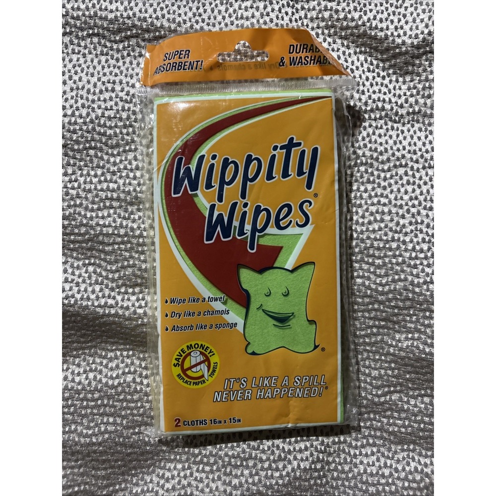 Wippity Wipes Reusable Paper Towels Wet/Dry Chamois Cloth Made in Germany